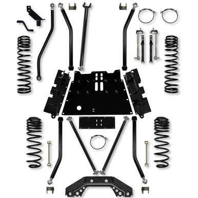 LJ Rock Krawler 4.5" X-Factor X2 Flat-Belly Long-Arm Suspension System | Jeep Wrangler LJ