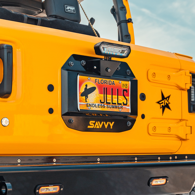 Jeep JL spare tire delete plate