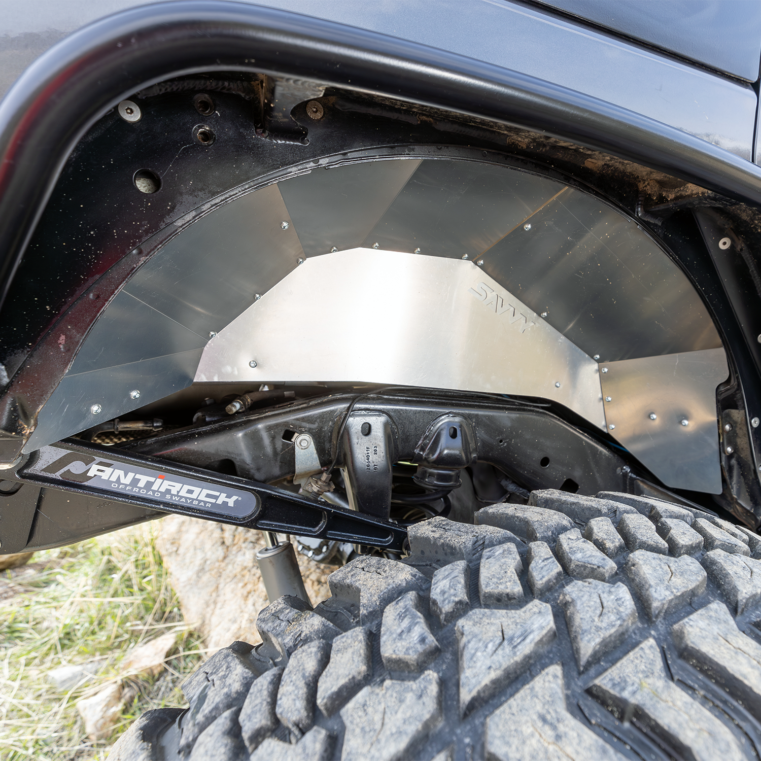 Jeep JK JKU Aluminum Rear Inner Fenders 35
