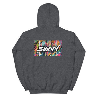 SAVVY STREET ART UNISEX HOODIE