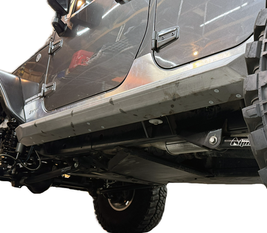 affordable Jeep JKU rock sliders