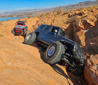Race-proven off-road rock sliders for Jeep Wrangler JKU