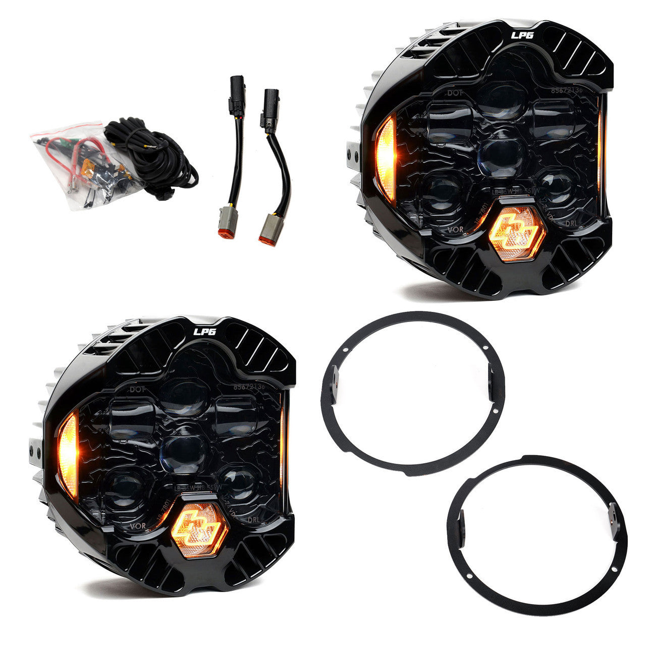 DOT LP6 LED Headlight Kit - Jeep 2007-2018 Wrangler JK