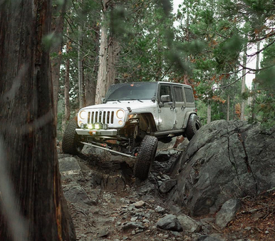 Off-road tested Jeep JK modular bumper for extreme terrain