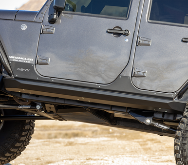Best Jeep JKU lightweight sliders for trail protection