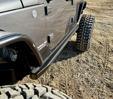 Best Jeep JKU rock sliders with step functionality