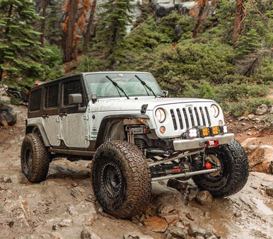 Best Jeep JK high-clearance aluminum front bumper