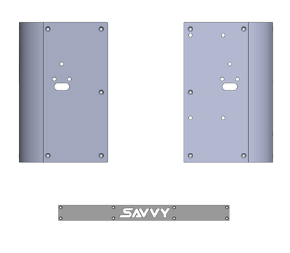 JEEP LJ SAVVY LEGACY ALUMINUM CORNER ARMOR