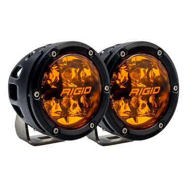 Rigid’s Amber PRO Edition 360-Series 4-inch is a powerhouse when you need to cut through dust, features an amber backlight and a spot optic that projects up to 3,060 raw lumens, and is protected by an aluminum housing.
