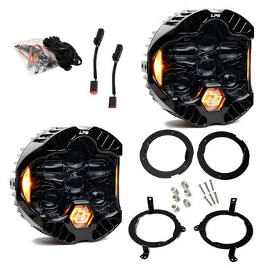 DOT LP6 LED Headlight Kit - Jeep 2018-2025 Wrangler JL; 2020-2025 Gladiator JT; NOTE w/Halogen Headlights