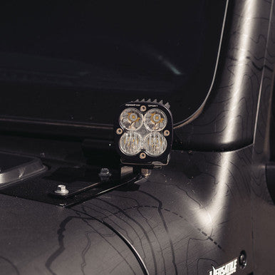 Jeep JL/JT Squadron Sport A-Pillar Light Kit - Jeep 2020-2025 Gladiator; 2018-2025 Wrangler JL