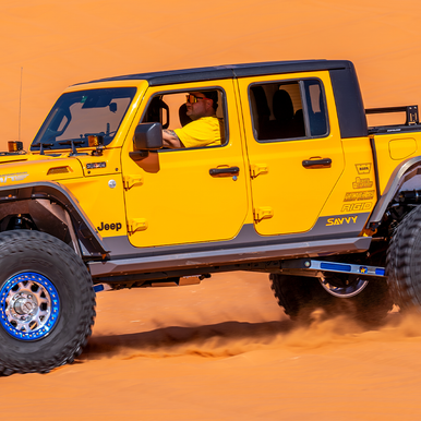 Best Jeep JT rock sliders with integrated step function and low-profile design