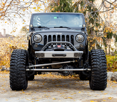 Factor 55 Fairlead-compatible Jeep JK front bumper