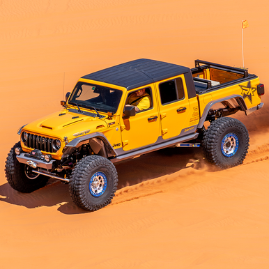 Savvy Off-Road Jeep JT rock sliders for rock crawling