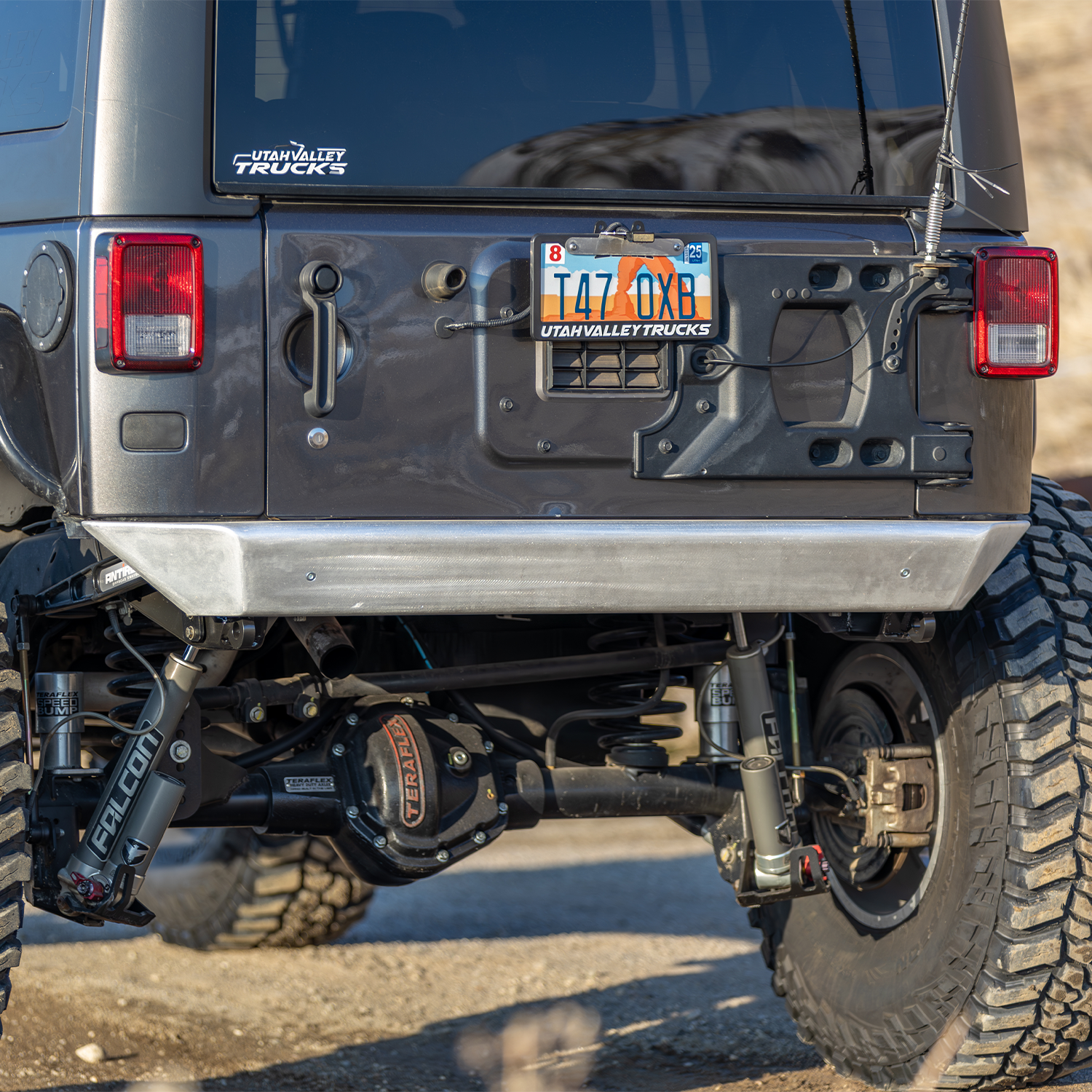 6061 aluminum rear bumper for 2007-2018 Jeep Wrangler JK and JKU