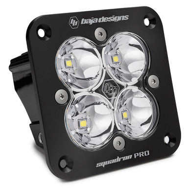 Squadron Pro Black Flush Mount LED Auxiliary Light Pod - Universal