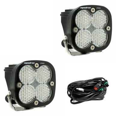 Squadron Pro Black LED Auxiliary Light Pod Pair - Universal