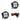 Squadron-R Pro Black LED Auxiliary Light Pod Pair - Universal