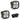 Squadron Sport Black LED Auxiliary Light Pod Pair - Universal