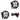Squadron-R Sport Black LED Auxiliary Light Pod Pair - Universal