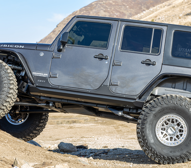 3/16" steel Jeep JKU sliders