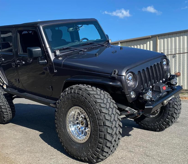 jeep jk low profile aluminum bumper