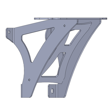 1996-2006 JEEP WRANGLER TJ / LJ BATTERY RELOCATION BRACKET (DESIGNED FOR LEGACY HIGHLINE FRONT FENDERS & INNERS) SAVVY OFFROAD