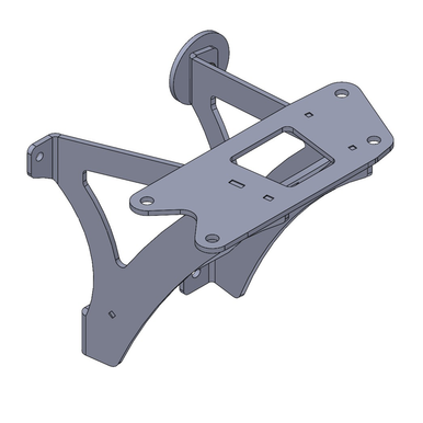 Jeep TJ Highline fender battery bracket
