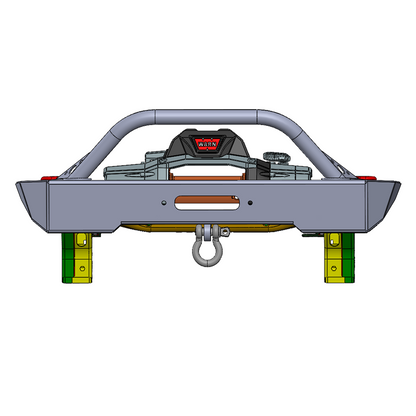 Best high-clearance Jeep JK bumper with CNC laser-cut design
