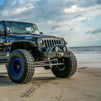 Aluminum Jeep JKU front bumper