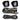 S1 Black Flush Mount LED Light Pod Reverse Kit - Universal