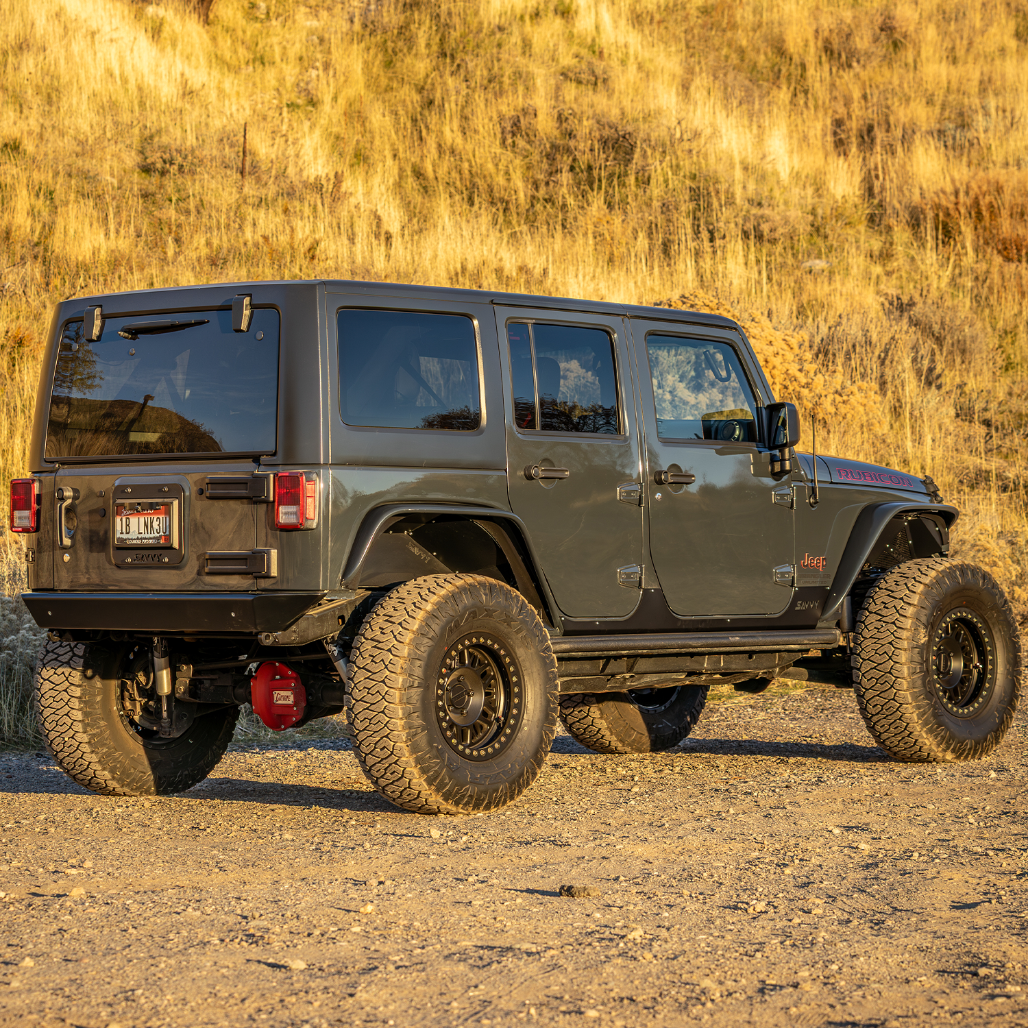 High-clearance front and rear fender liners for Jeep Wrangler JK and JKU