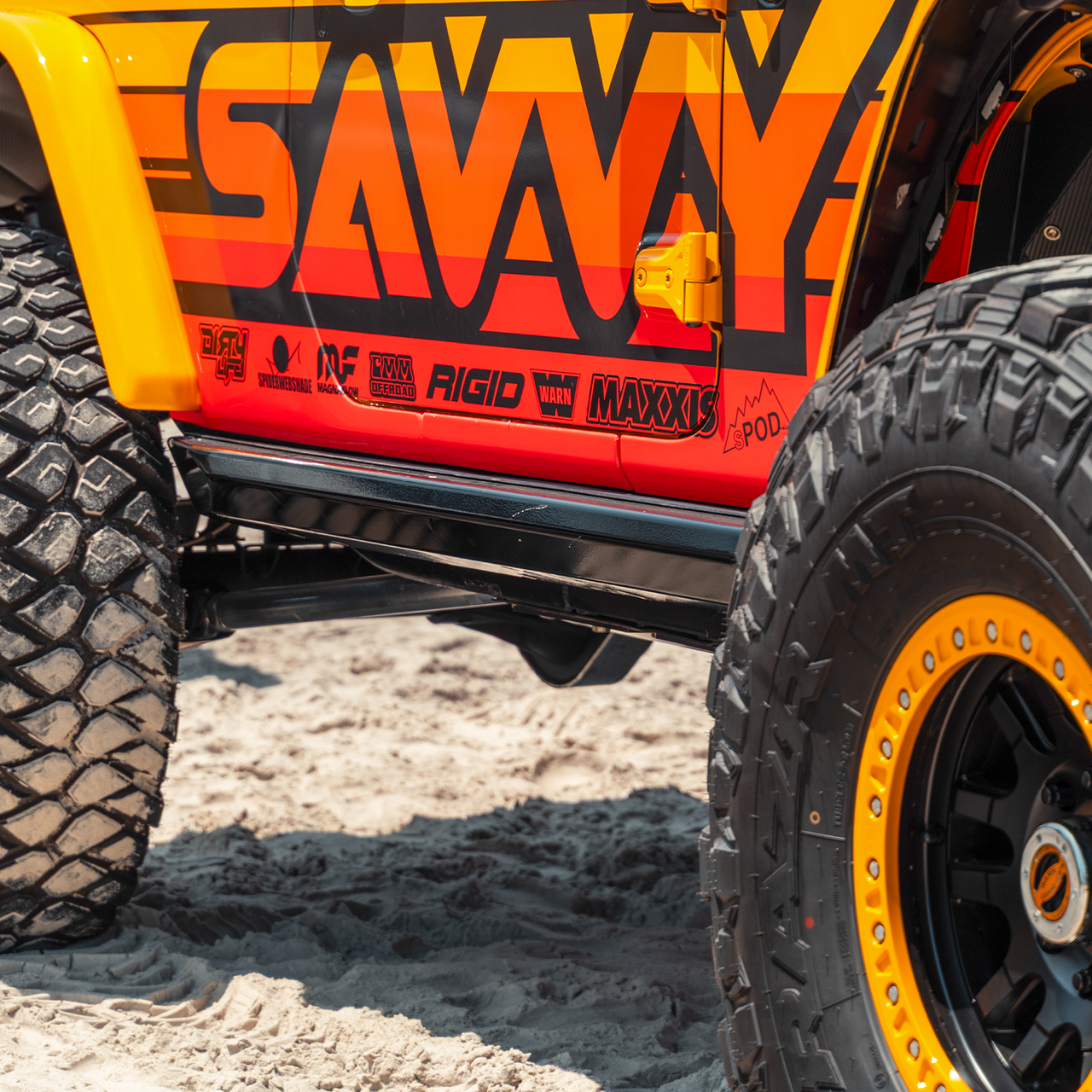 2018-2026 Jeep Works JLL Stretched JL Rock Sliders | Savvy Offroad