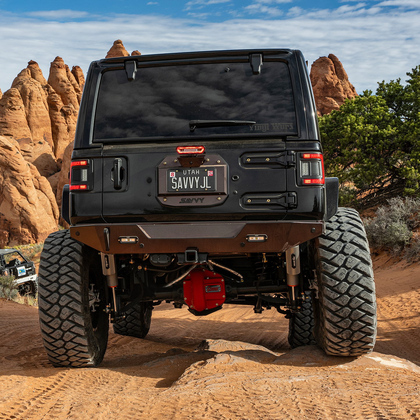 Jeep JL JL low profile lightweight rear bumper 40" tire