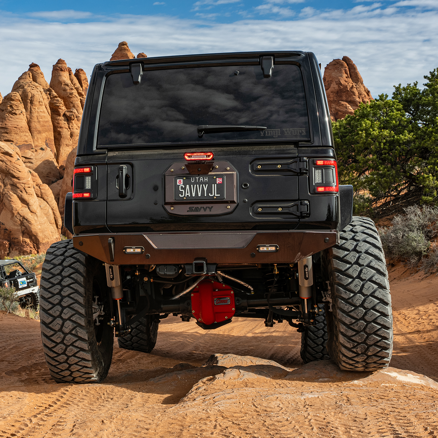 Jeep JL JL low profile lightweight rear bumper 40" tire