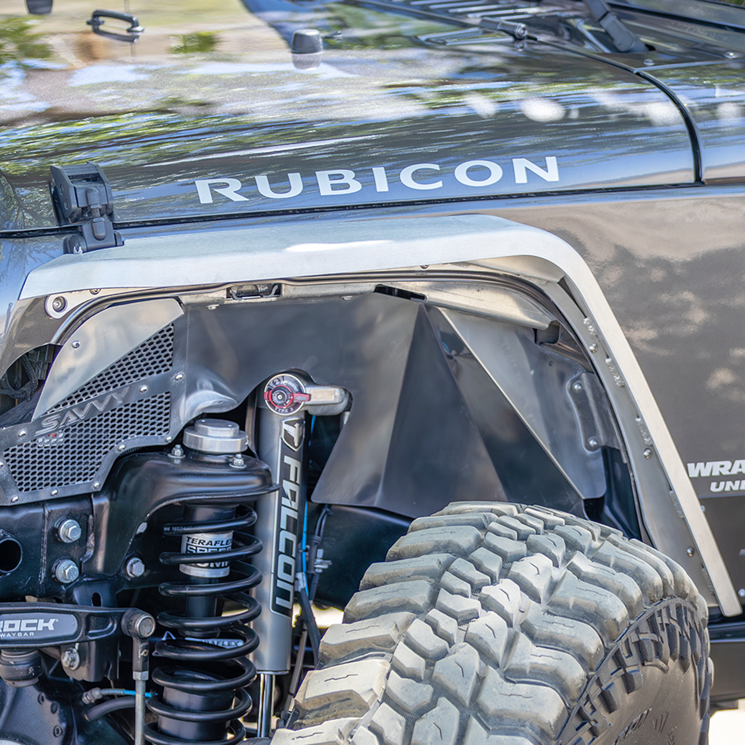 2007-2018 JEEP JK/JKU WRANGLER FRONT ULTRA HIGH LINE FENDERS (ALUMINUM) SAVVY OFFROAD