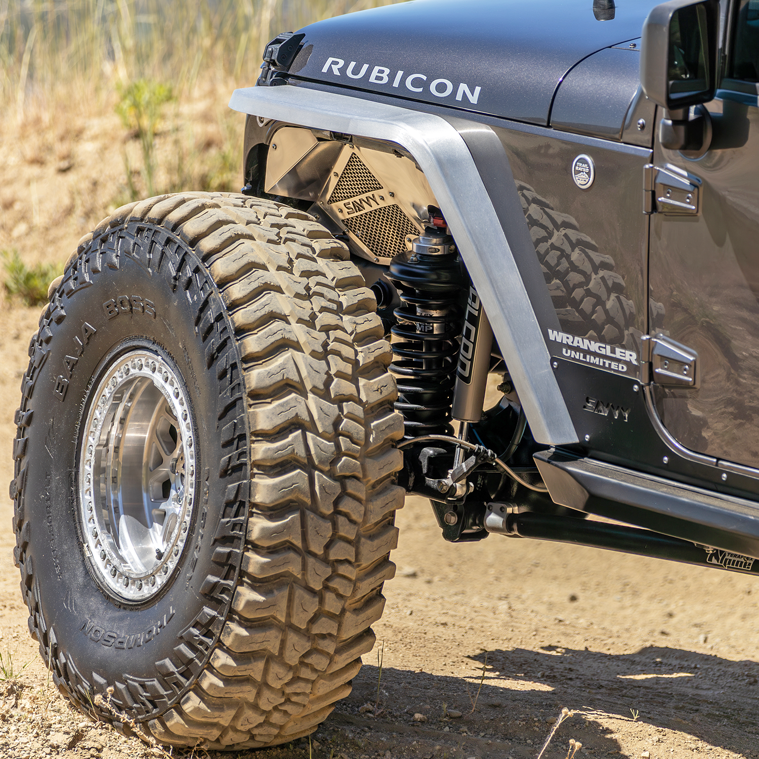 2007-2018 JEEP JK/JKU WRANGLER FRONT ULTRA HIGH LINE FENDERS (ALUMINUM) SAVVY OFFROAD