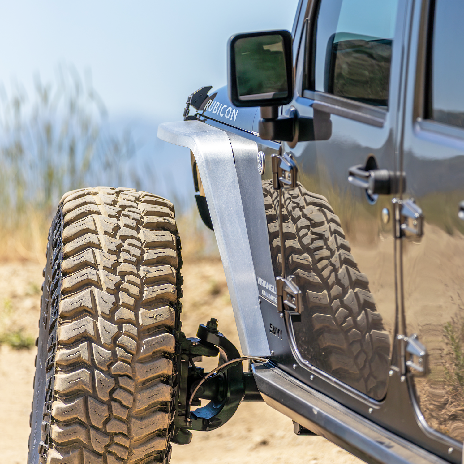 2007-2018 JEEP JK/JKU WRANGLER FRONT ULTRA HIGH LINE FENDERS (ALUMINUM) SAVVY OFFROAD