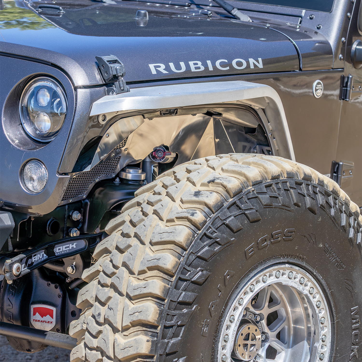 2007-2018 JEEP JK/JKU WRANGLER FRONT ULTRA HIGH LINE FENDERS (ALUMINUM) SAVVY OFFROAD