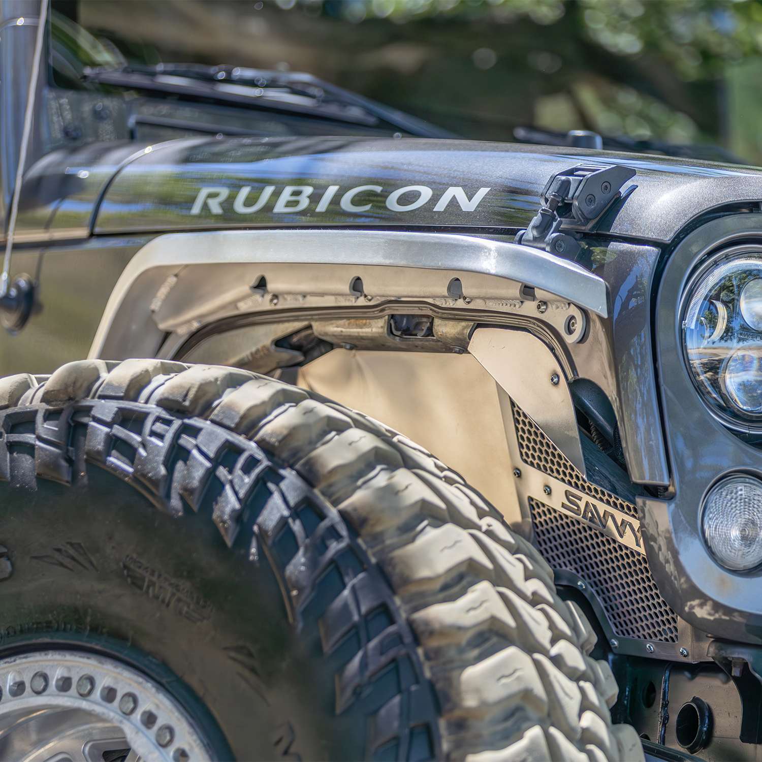 2007-2018 JEEP JK/JKU WRANGLER FRONT ULTRA HIGH LINE FENDERS (ALUMINUM) SAVVY OFFROAD