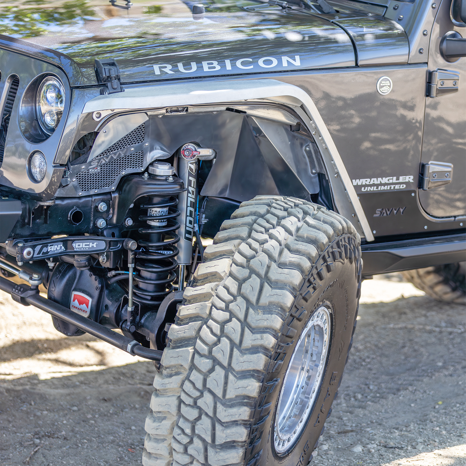 2007-2018 JEEP JK/JKU WRANGLER FRONT ULTRA HIGH LINE FENDERS (ALUMINUM) SAVVY OFFROAD