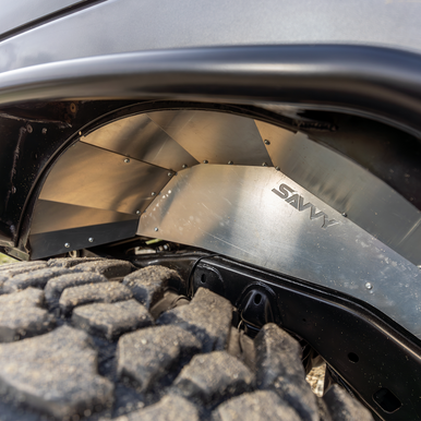 2007-2018 JEEP JK/JKU WRANGLER REAR INNER FENDERS (HIGH CLEARANCE ALUMINUM) SAVVY OFFROAD