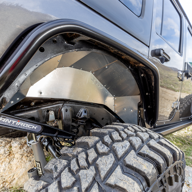2007-2018 JEEP JK/JKU WRANGLER REAR INNER FENDERS (HIGH CLEARANCE ALUMINUM) SAVVY OFFROAD