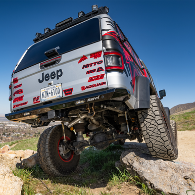 Jeep JT modular aluminum bumper with recovery points