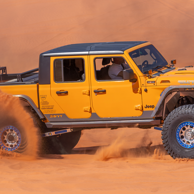 2020-2026 JEEP JT GLADIATOR ROCKER ARMOR TRIM KIT (LIGHTWEIGHT ALUMINUM) SAVVY OFFROAD