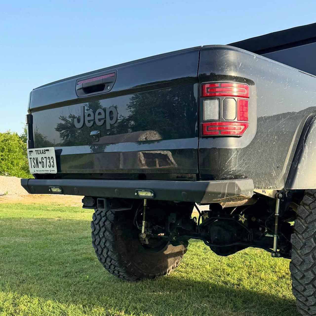 Jeep Gladiator Rear Chop Bumper With Hitch 