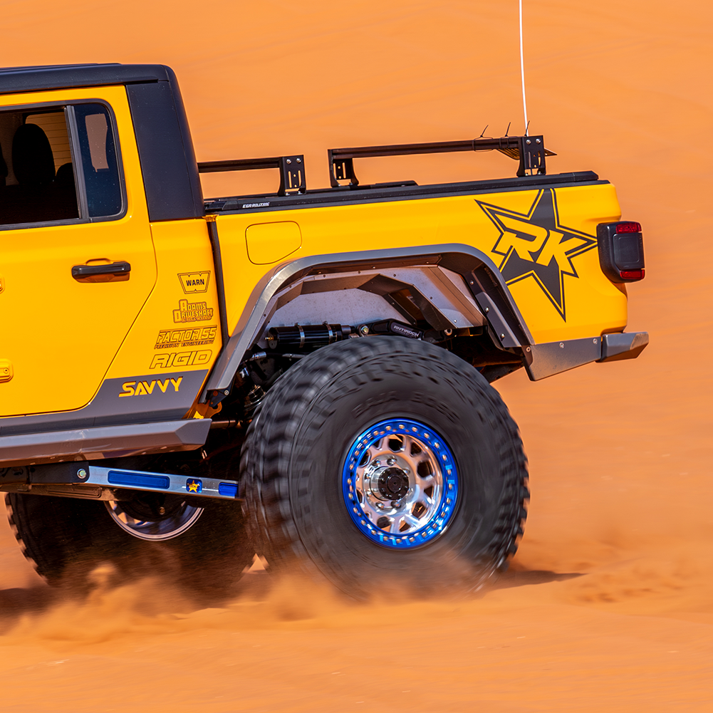 Jeep Gladiator rear wheel well protection