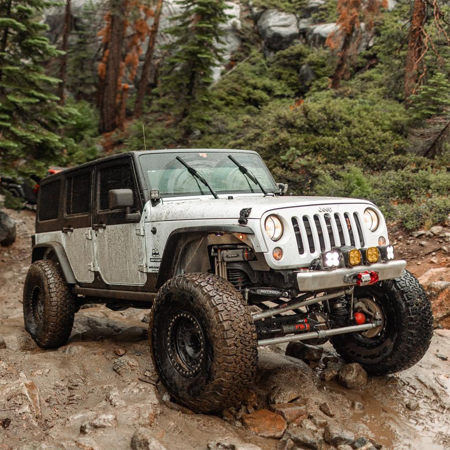 front bumper without hoop for 2007-2018 Jeep Wrangler JK and JKU