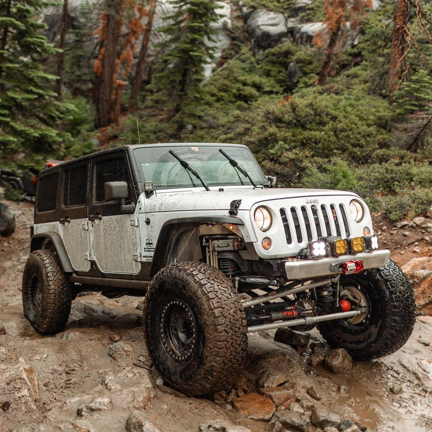 front bumper without hoop for 2007-2018 Jeep Wrangler JK and JKU