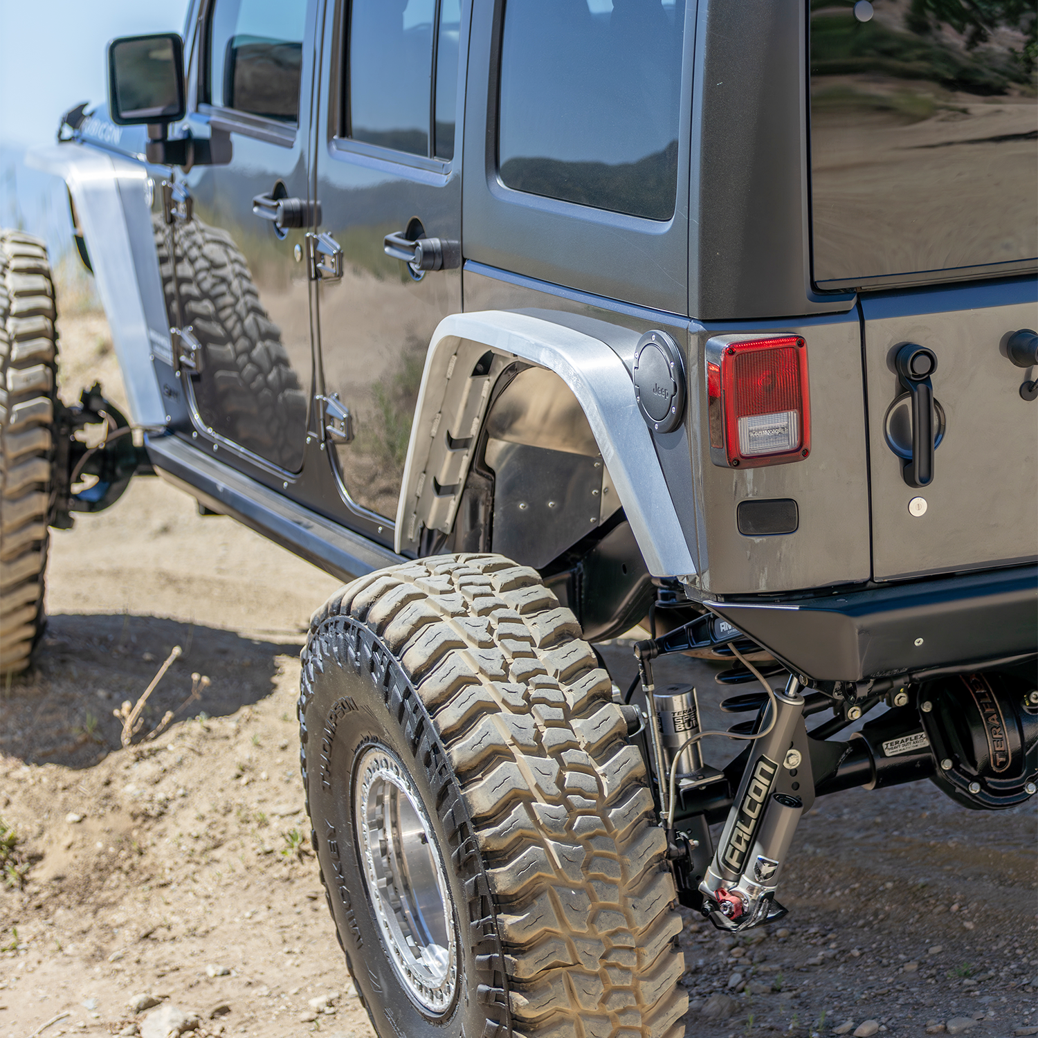 Jeep JKU front and rear highline fenders